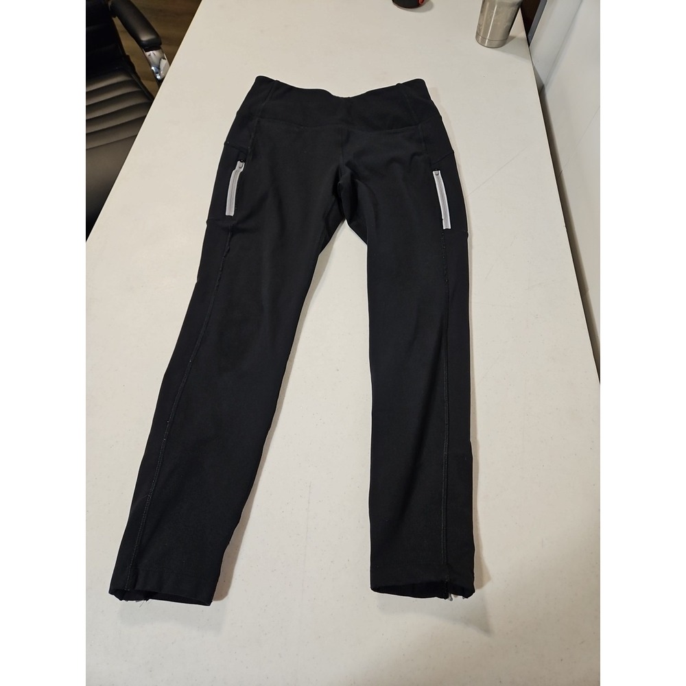MONDETTA Cold Gear high‎ waisted active Legging Size Small Black Pockets (1604